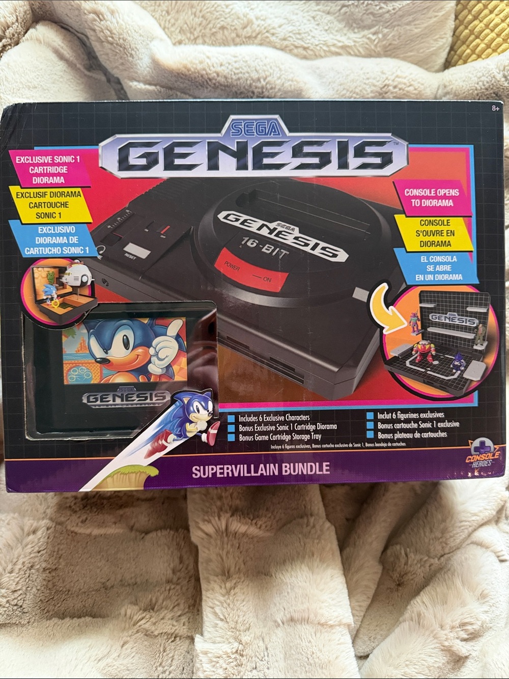 SEGA Genesis Supervillain Bundle Action Set — Black